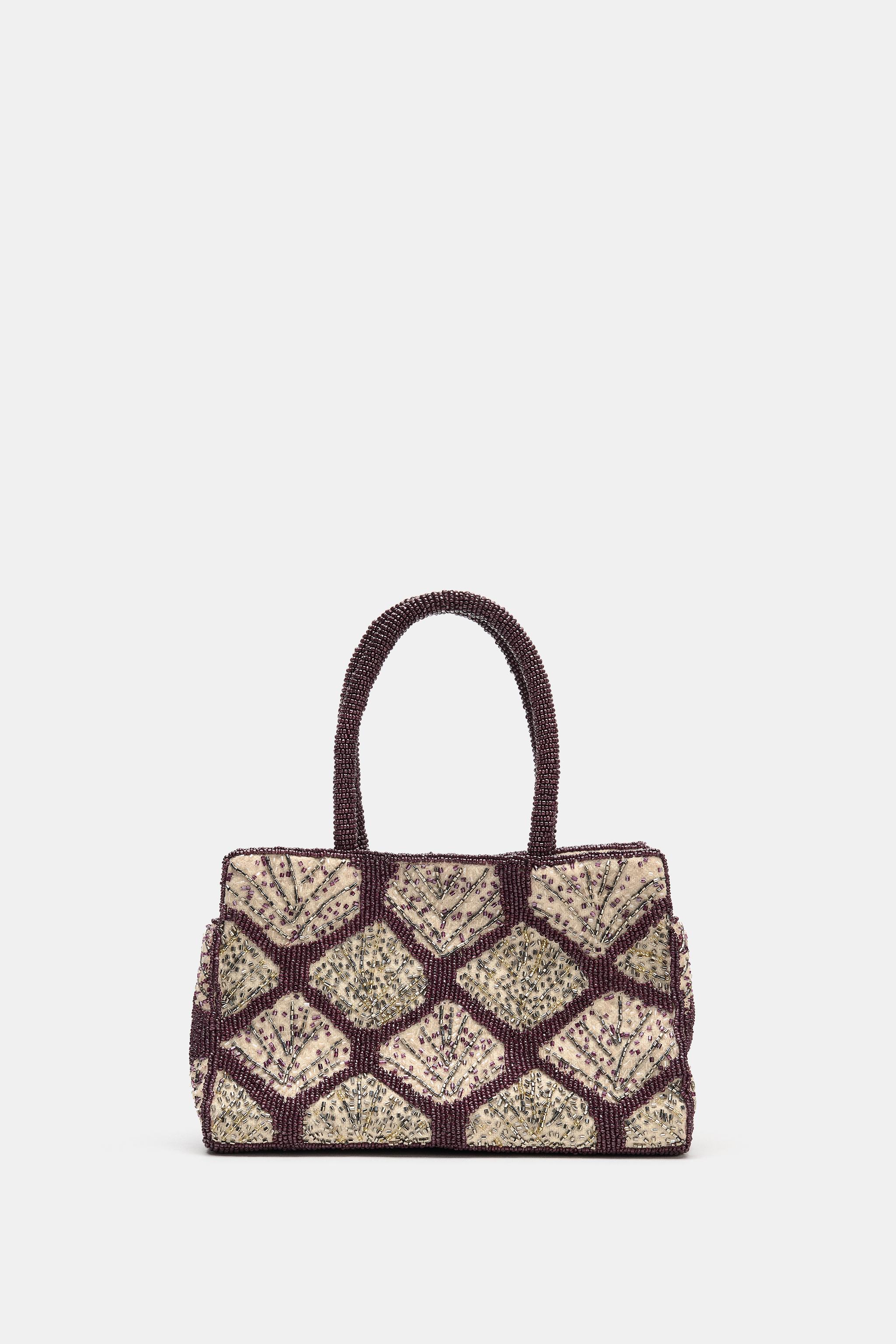 BEADED SPARKLE TOTE BAG - Multicoloured | ZARA South Africa