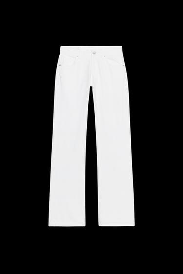 TRF WIDE LEG JEANS MIT NIEDRIGEM BUND - Weiß von Zara - Bild 0