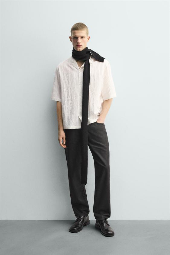 JACQUARD STRIPED SHIRT