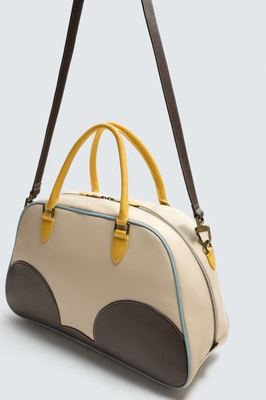 SAC BANDOULIÈRE EN CUIR HARRY LAMBERT FOR ZARA X DISNEY - Blanc ivoire de Zara - Image 5
