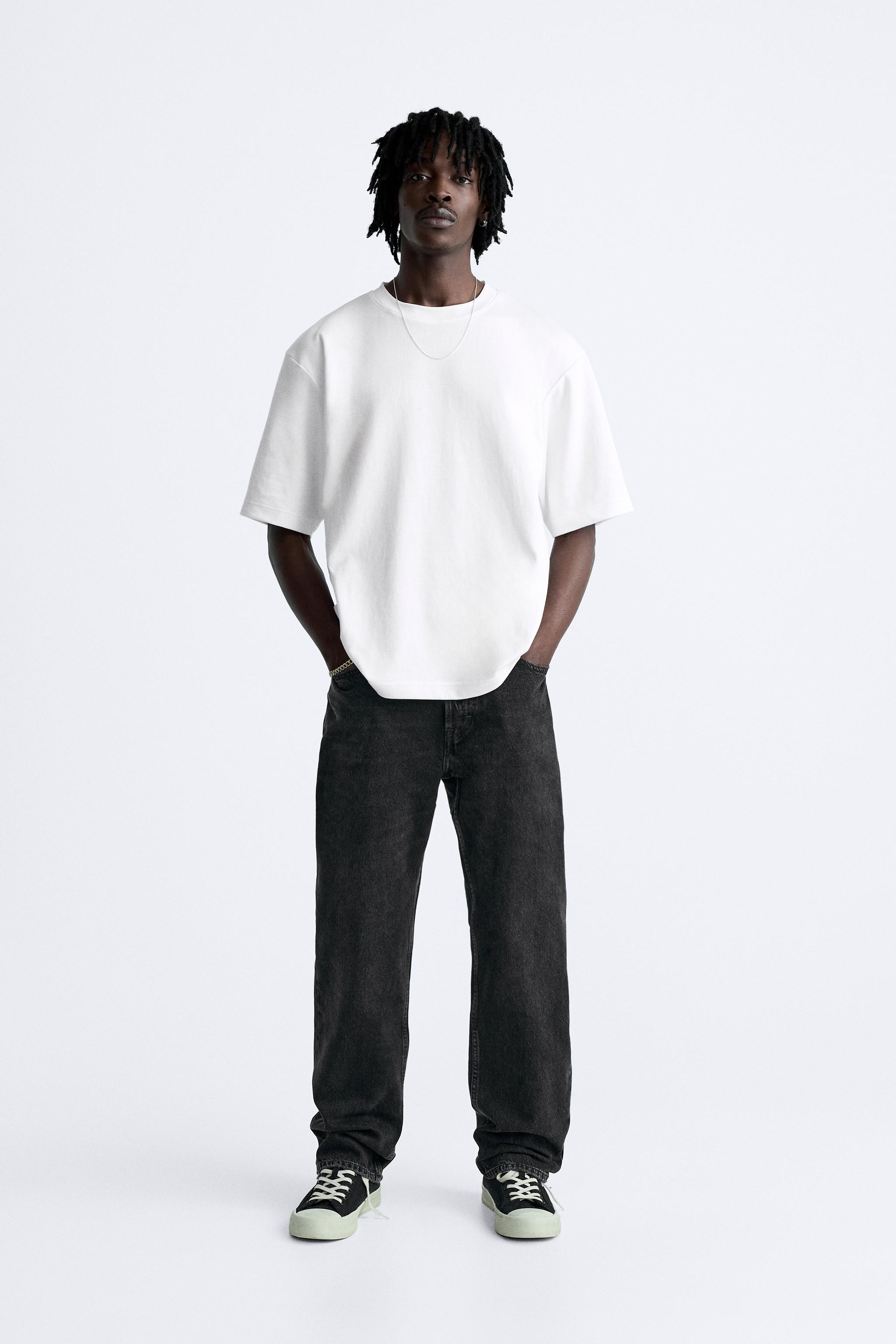 STRAIGHT FIT JEANS - Black | ZARA United States