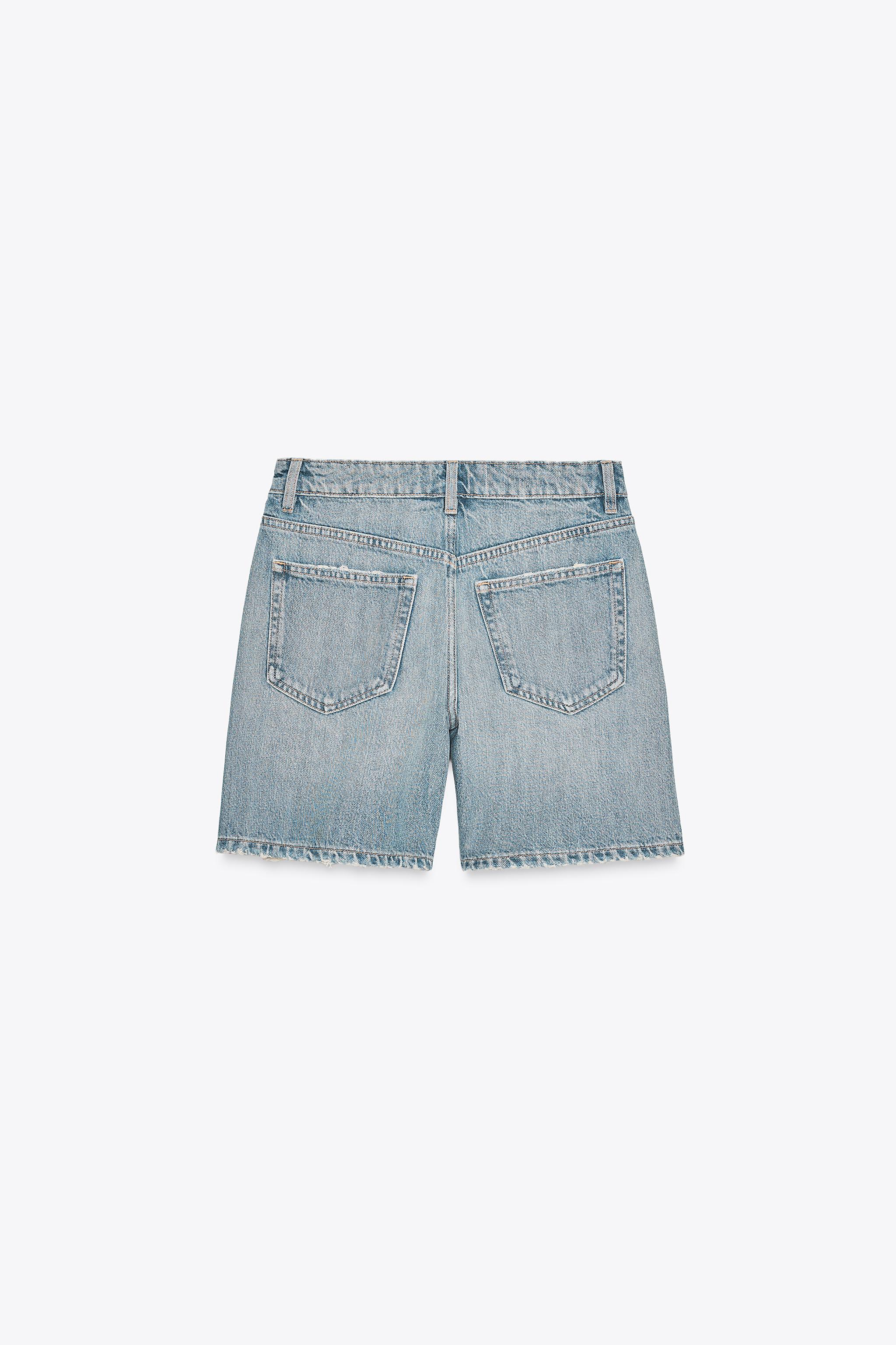 TRFデニムバミューダ、ミッドライズ - イエロー | ZARA Japan / 日本