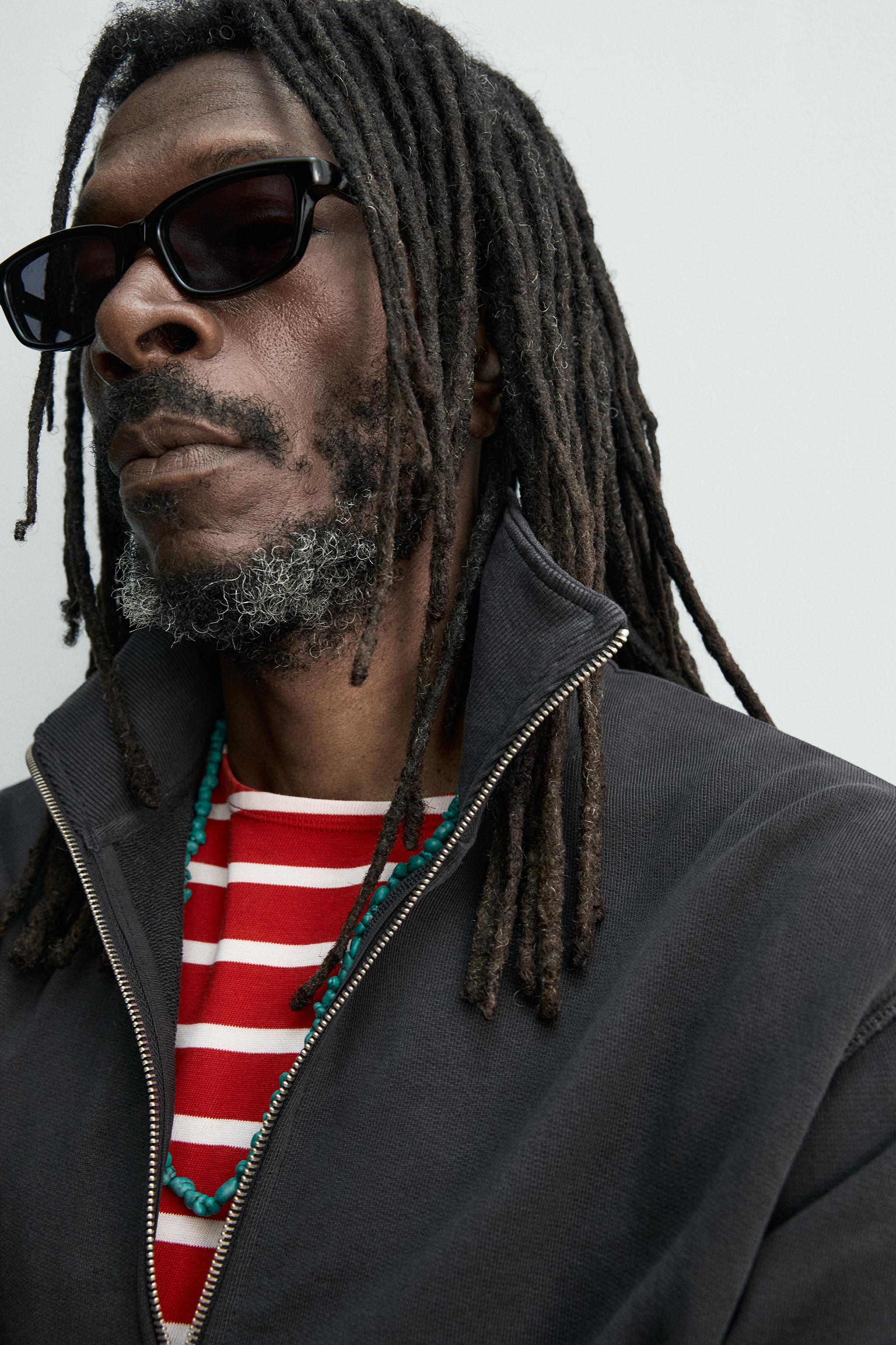 SWEAT COL ZIPPÉ BANDE AARON LEVINE X ZARA