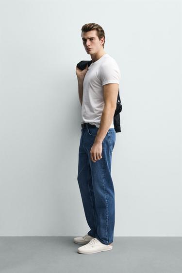 REGULAR FIT JEANS - Blue by Zara - Image 3