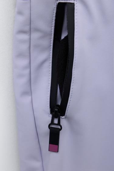 COMBINAISON DOUDOUNE CAPUCHE DÉTACHABLE COUPE-VENT ET RÉSISTANTE À L'EAU SYSTÈME RECCO® COLLECTION SKI - Mauve clair de Zara - Image 4