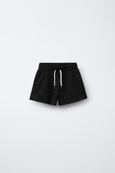Zara 素色短褲 - 黑色