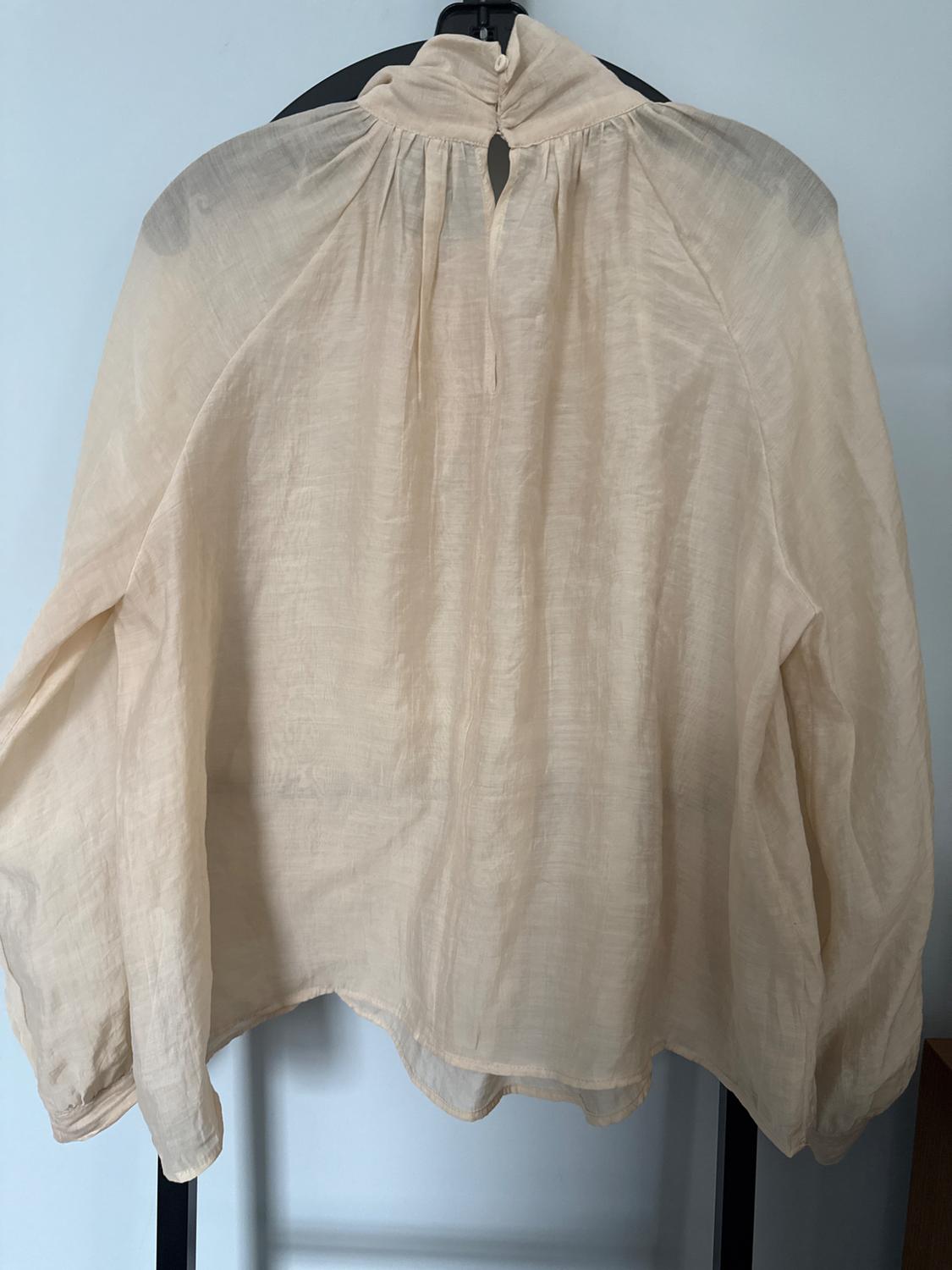 BLOUSE WITH BOW COLLAR - Image 2