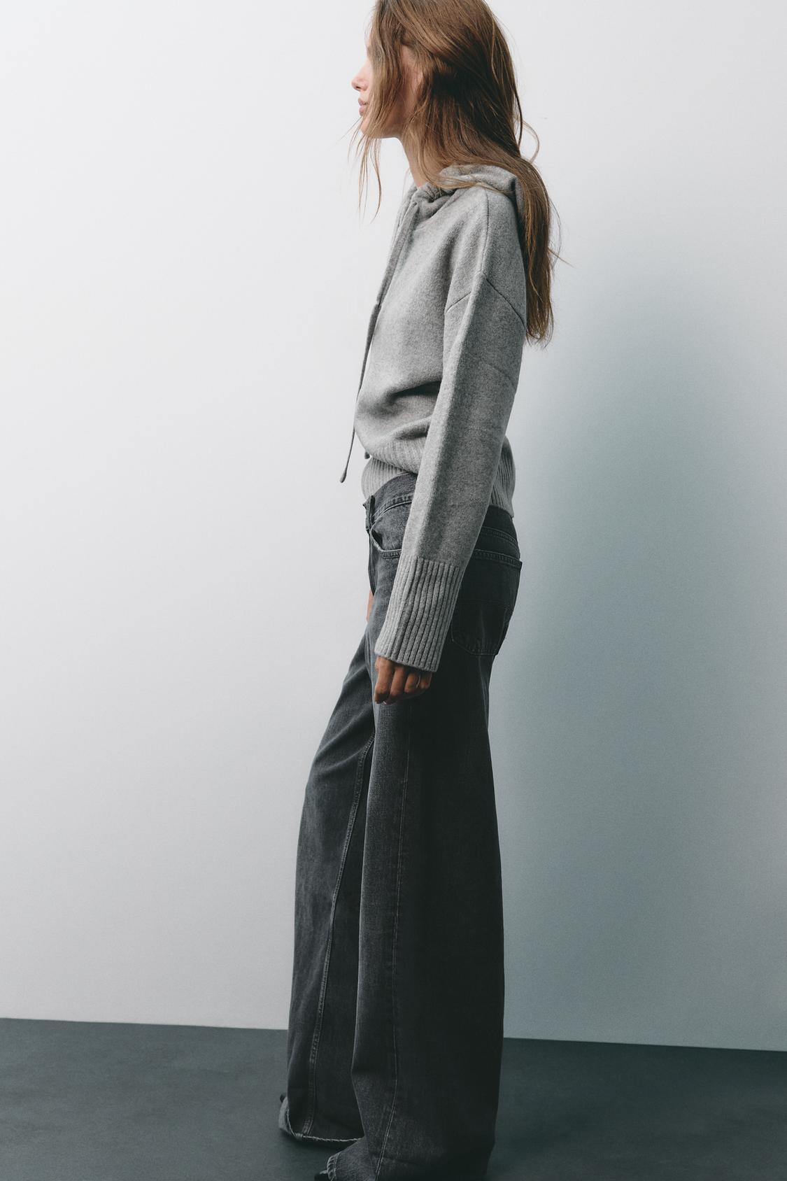 TRF WIDE-LEG HIGH-WAIST FULL LENGTH JEANS