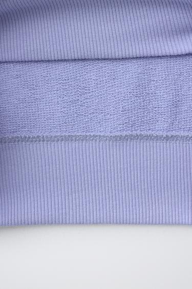 SLOGAN PRINT SWEATSHIRT - Blue by Zara - Image 3