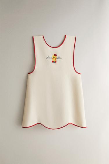 FORKLÆDE LIMONCELLA X THE ANIMALS OBSERVATORY - lys beig fra Zara - Billede 0