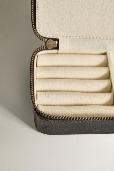LEATHER JEWELLERY BOX - Black by Zara - Image 2