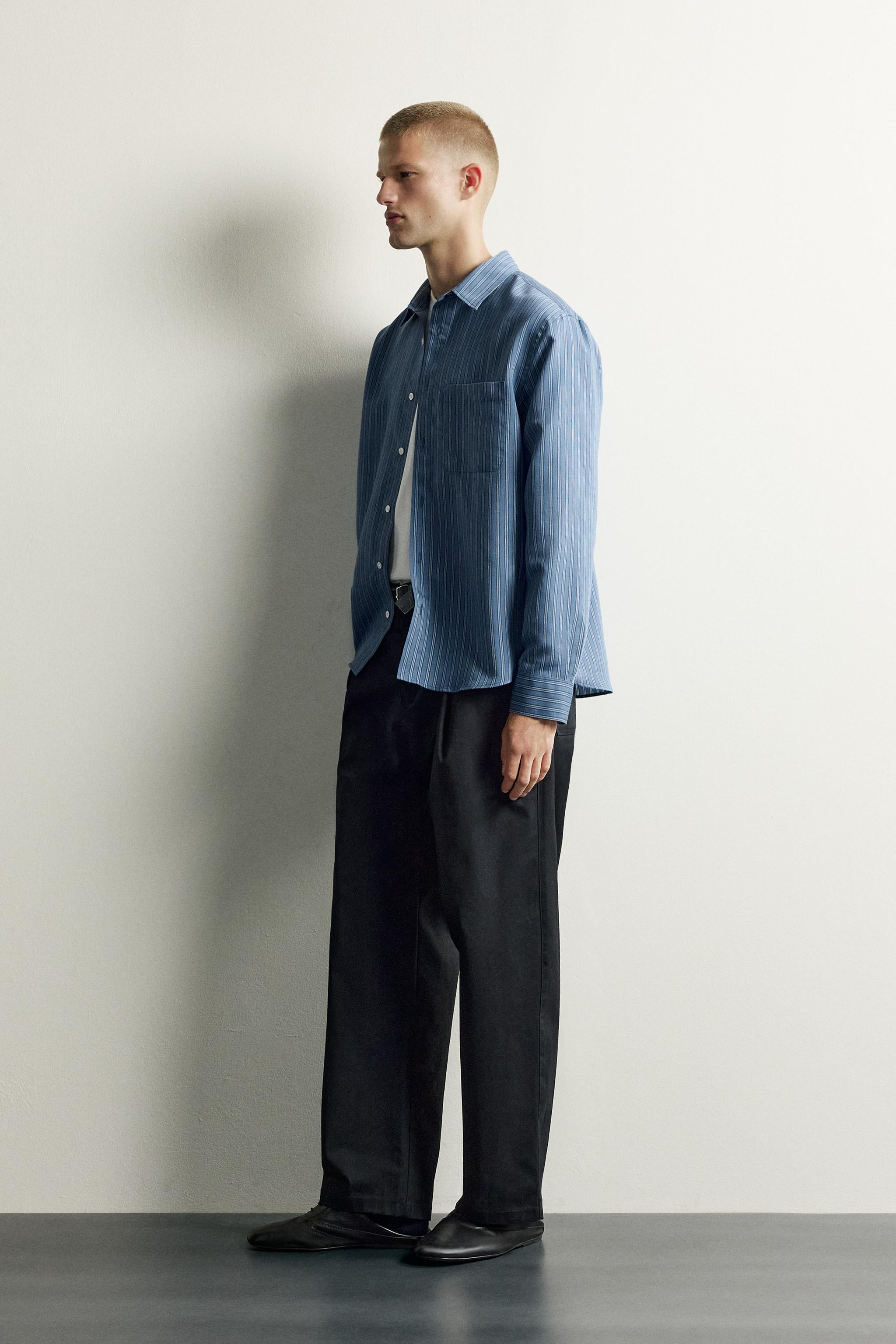 chemise fluide rayures