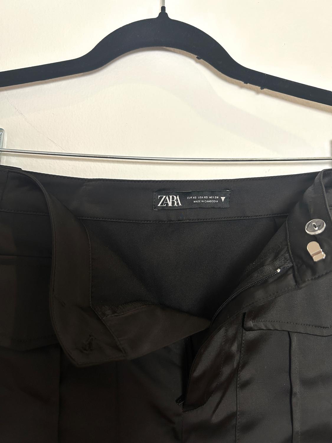 SATIN EFFECT MINI SKIRT - Image 4