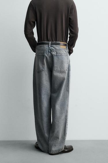 JEANS BAGGY FIT - Gris bleu de Zara - Image 2