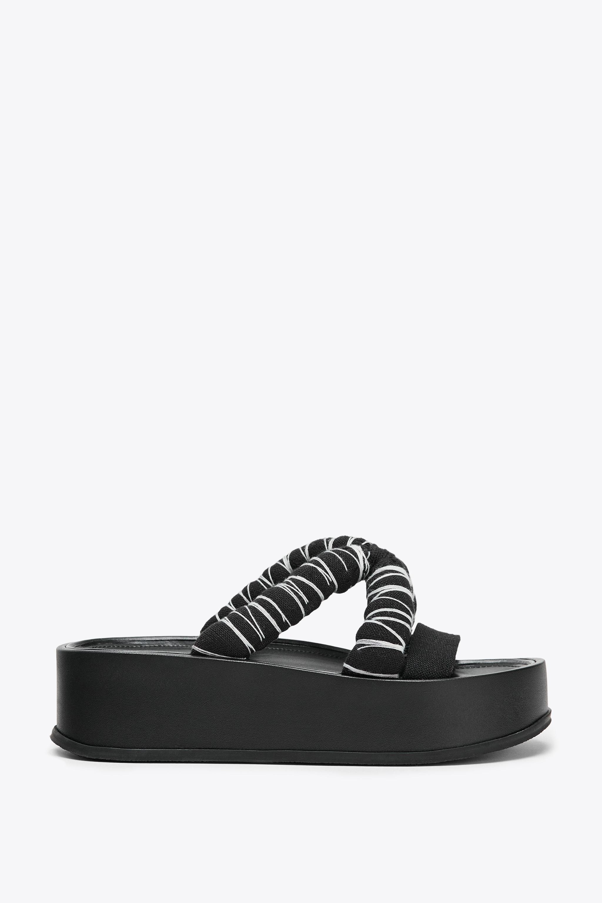 ★ZARA★ FLAT STRAPPY SLIDER SANDALS X FANGLU LIN FLAT STRAPPY SLIDER SANDALS X FANGLU LIN - Multicoloured