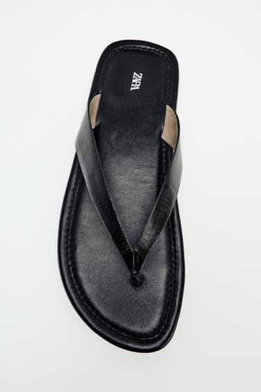 ODINĖS LYGIAPADĖS BASUTĖS – Juoda – „Zara“