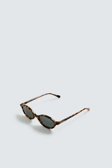 LUNETTES DE SOLEIL OVALES - Écaille de Zara - Image 2