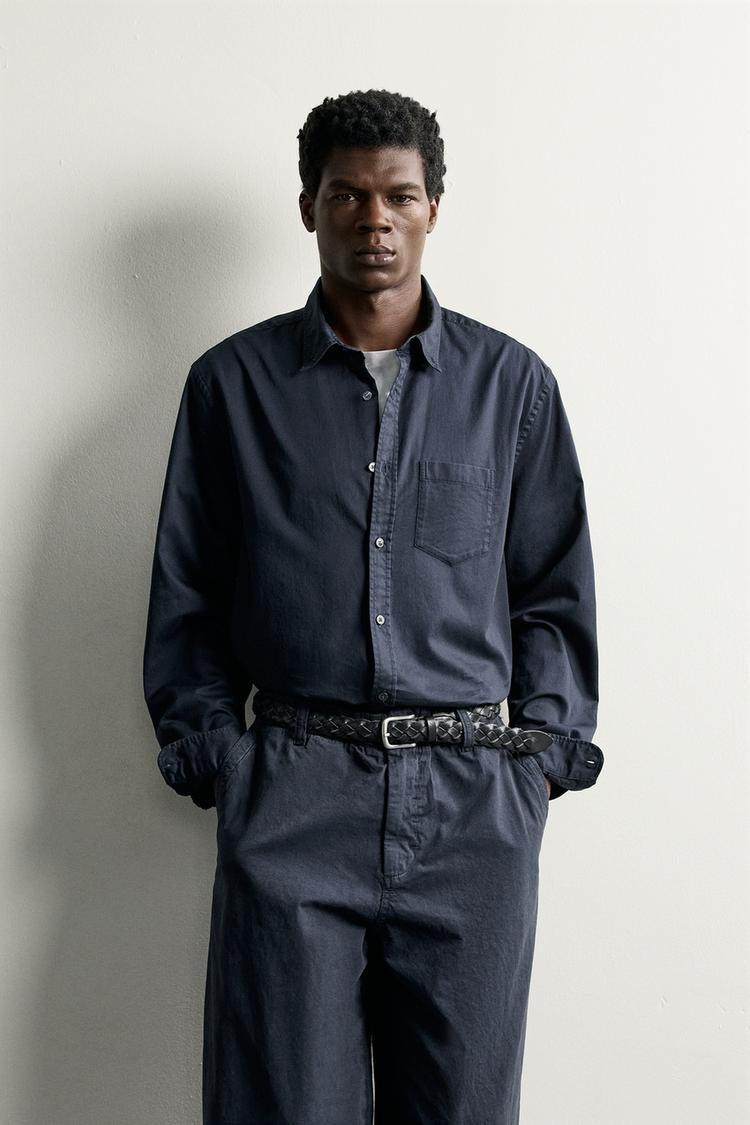 RELAXED FIT POCKET SHIRT