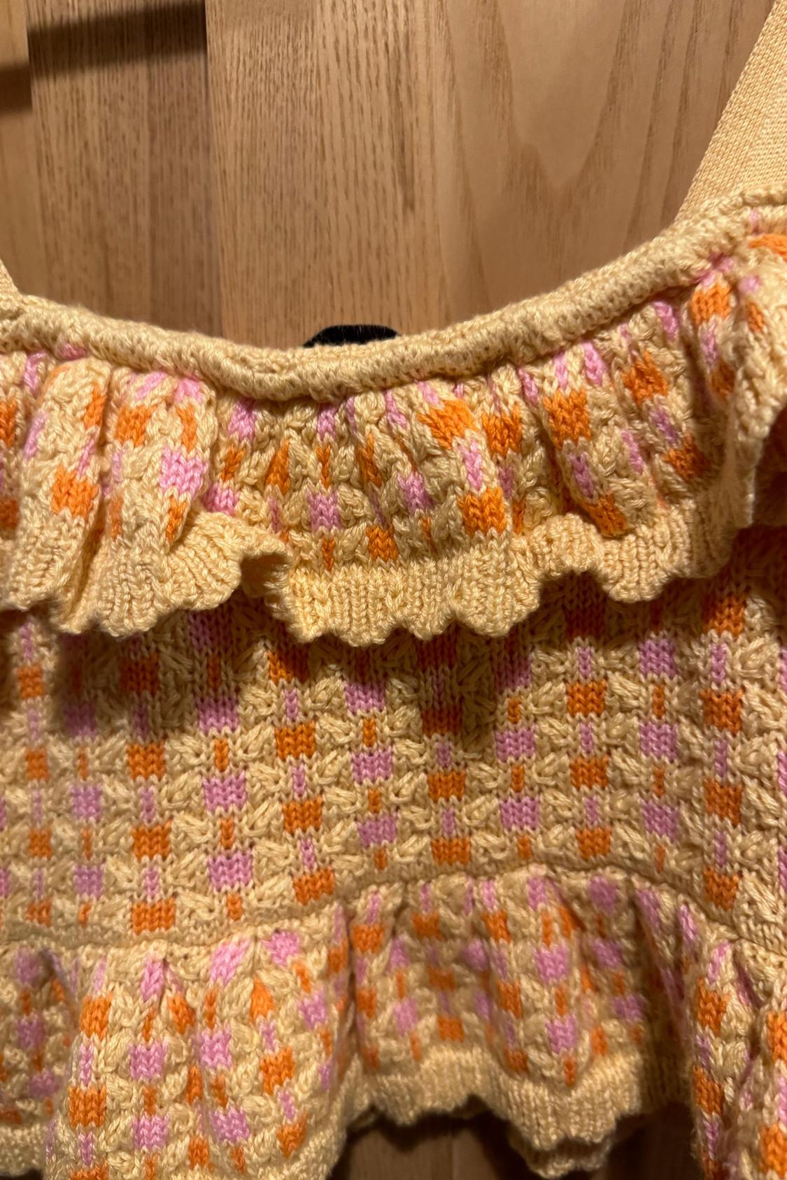 RUFFLED KNIT TOP - Image 5