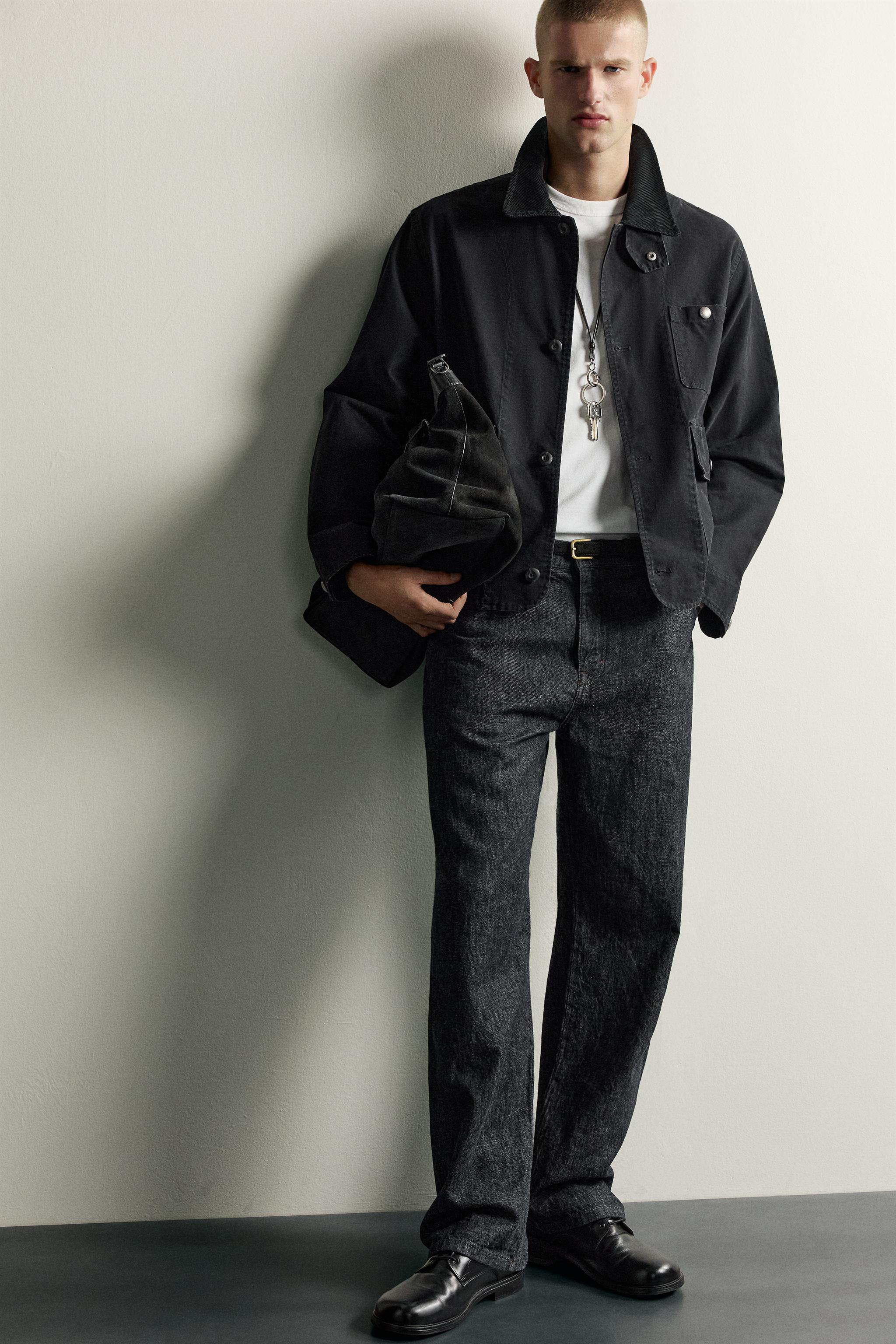 CORDUROY COLLAR POCKET JACKET