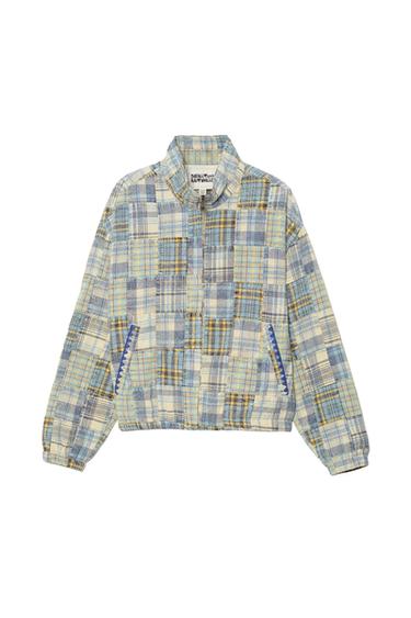 ΜΠΟΥΦΑΝ RELAXED FIT PATCHWORK ΚΑΡΟ - ΠΟΛΥΧΡΩΜΟ του Zara