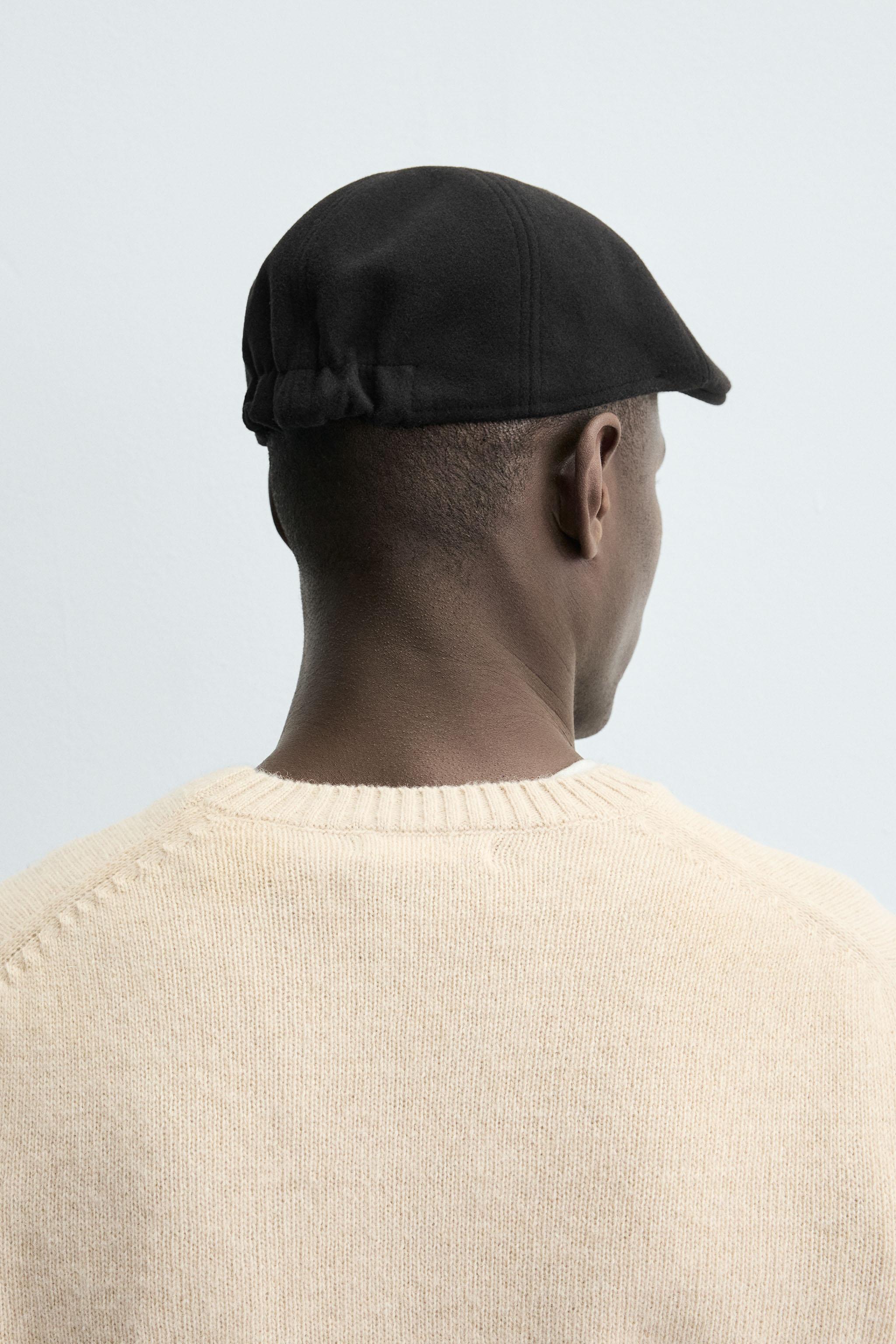 フランネルベレー帽 - ブラック | ZARA Japan / 日本