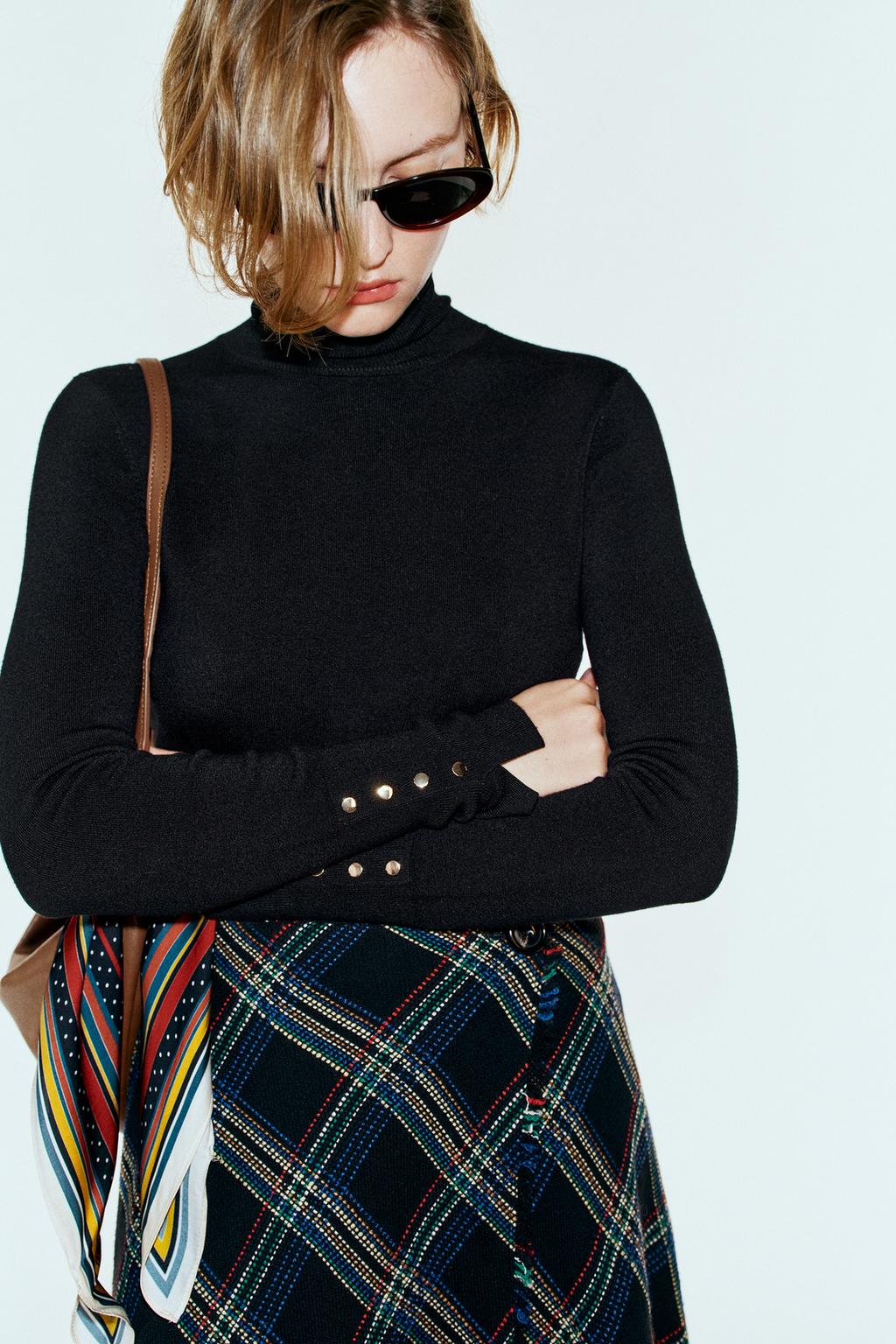 BASIC HIGH NECK KNIT JUMPER