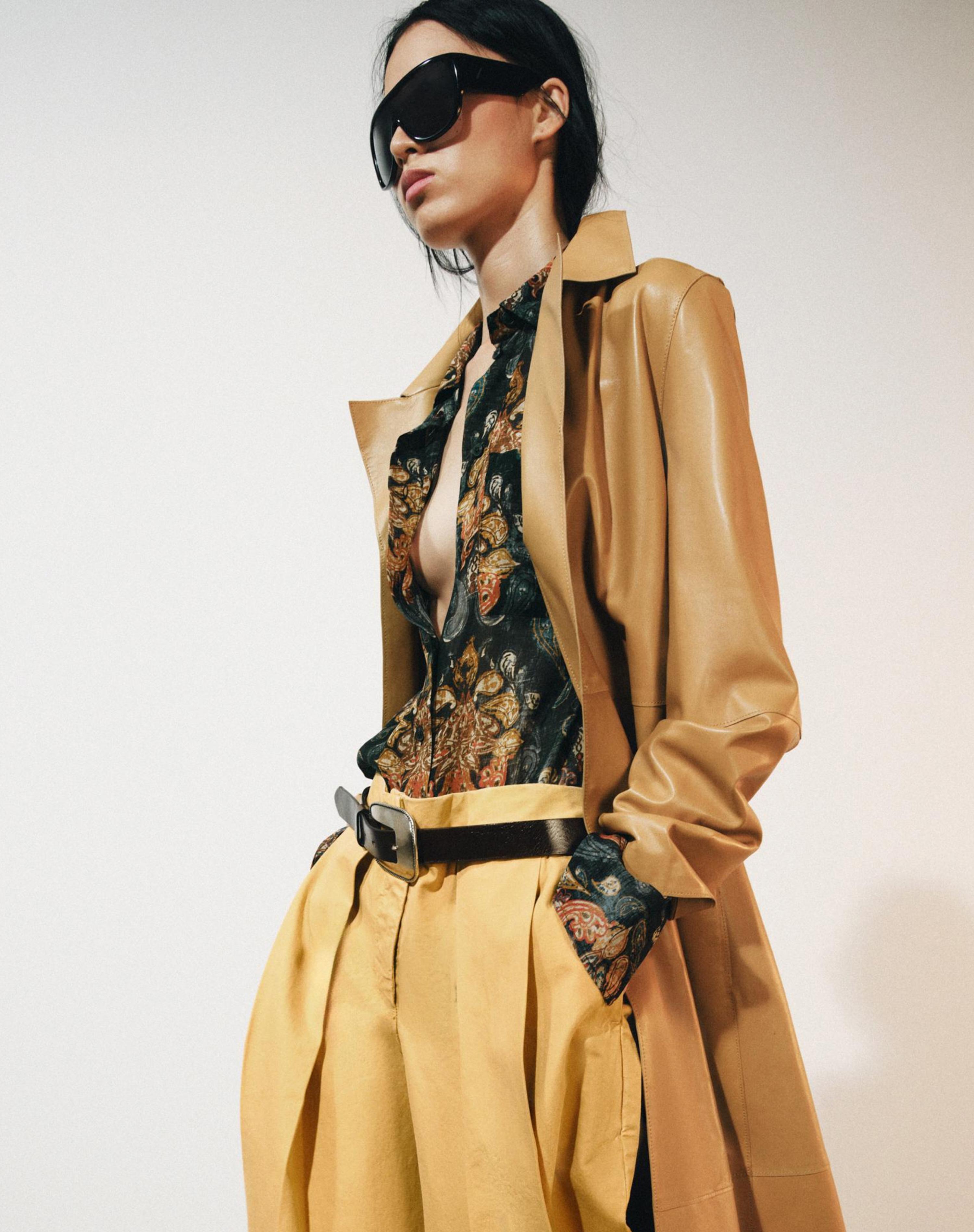 早い者勝ち ZARA STUDIO ベルベット セットアップ 上下 シルク M 早い