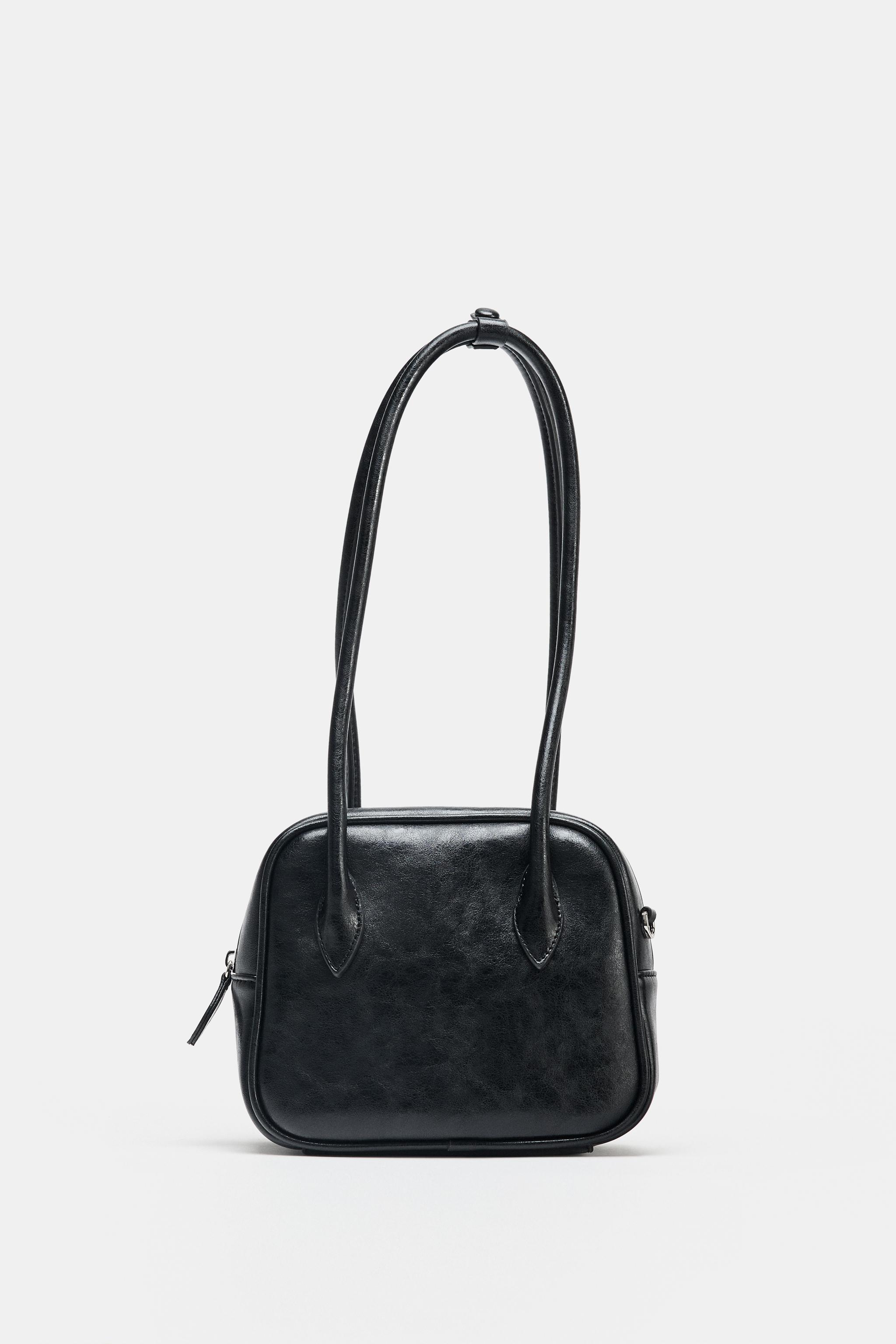 ダブルハンドル シティバッグ - ブラック | ZARA Japan / 日本