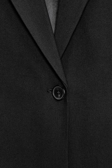 BLAZER SLIM EN LAINE ZW COLLECTION ÉDITION LIMITÉE - Noir de Zara - Image 9