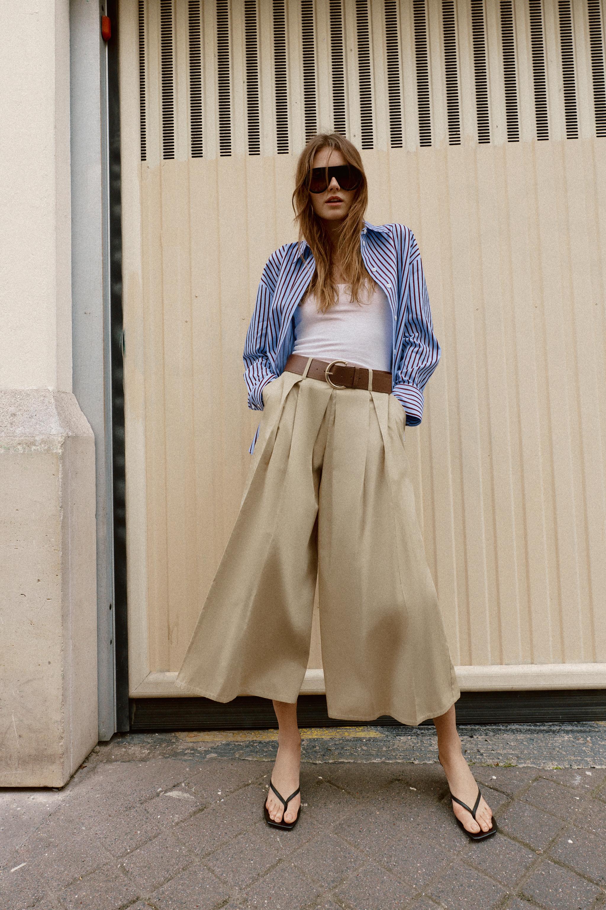 BELTED CULOTTES