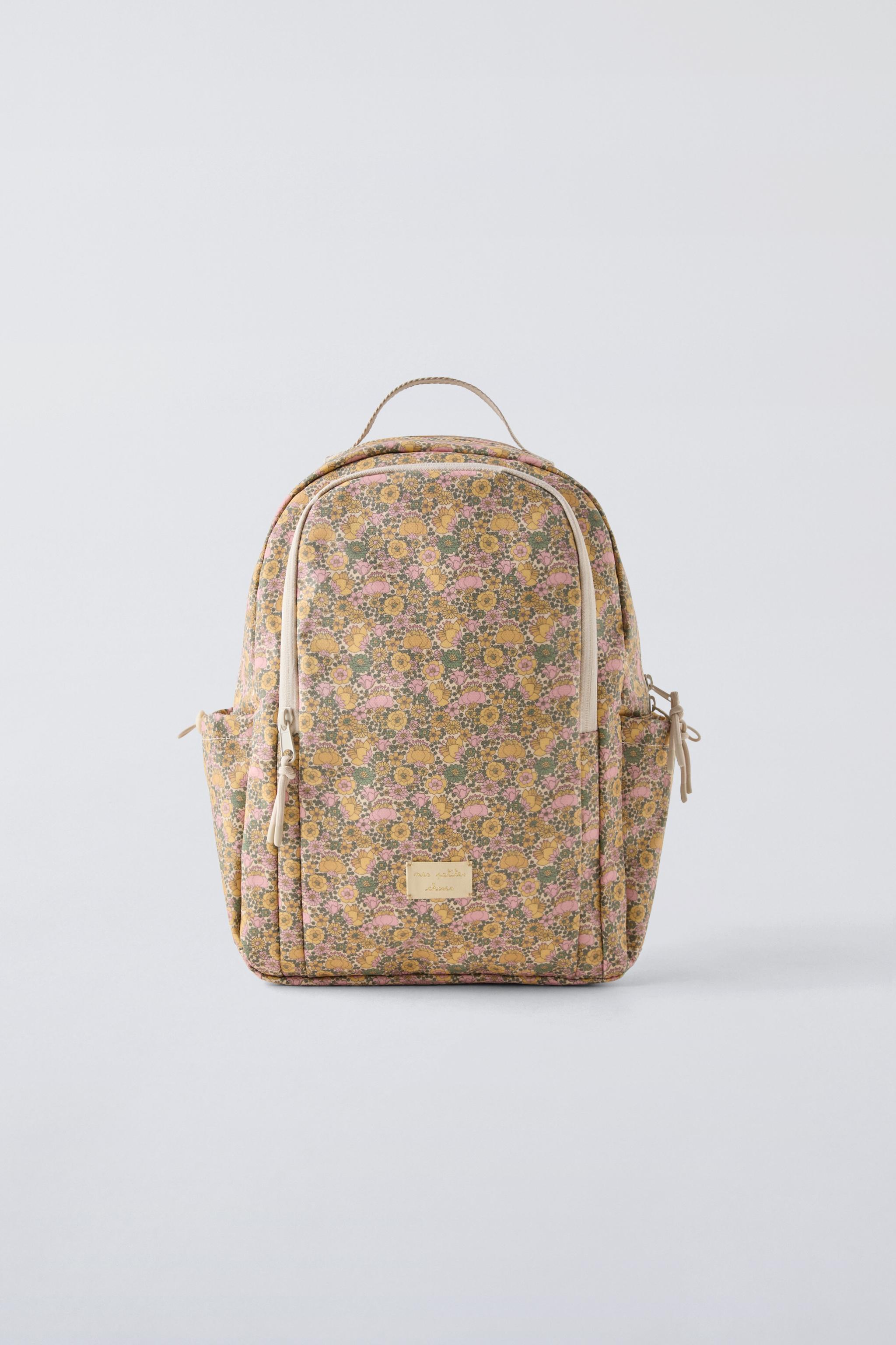 MOCHILA FLORES Multicolor ZARA Espana