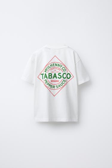 TABASCO ® PRINT T-SHIRT - White by Zara - Image 1