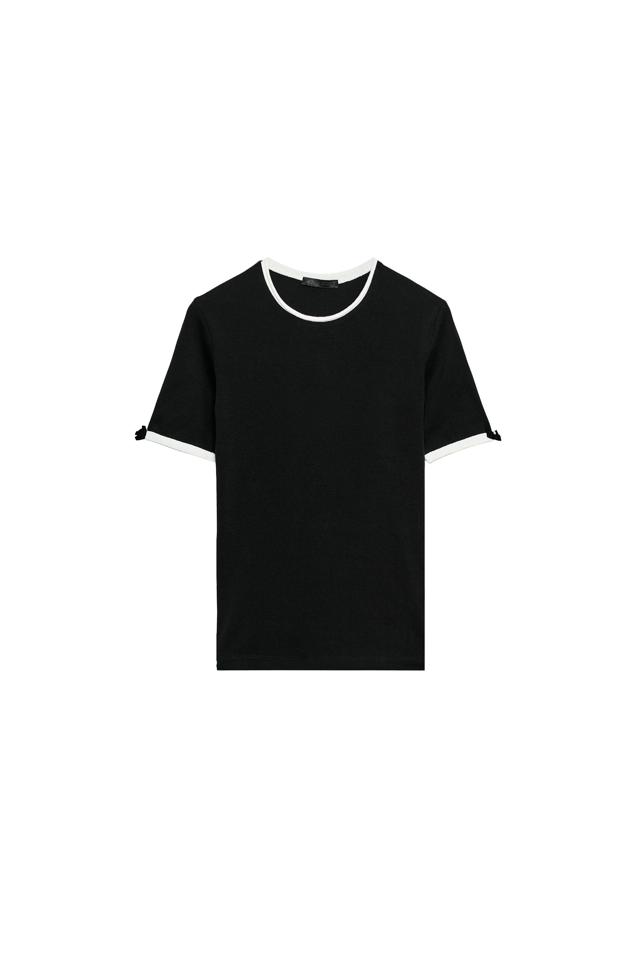 CAMISETA CONTRASTE LAZOS