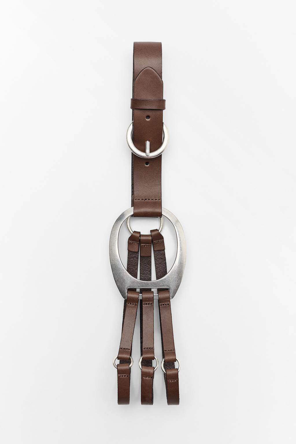 LEATHER RING BELT