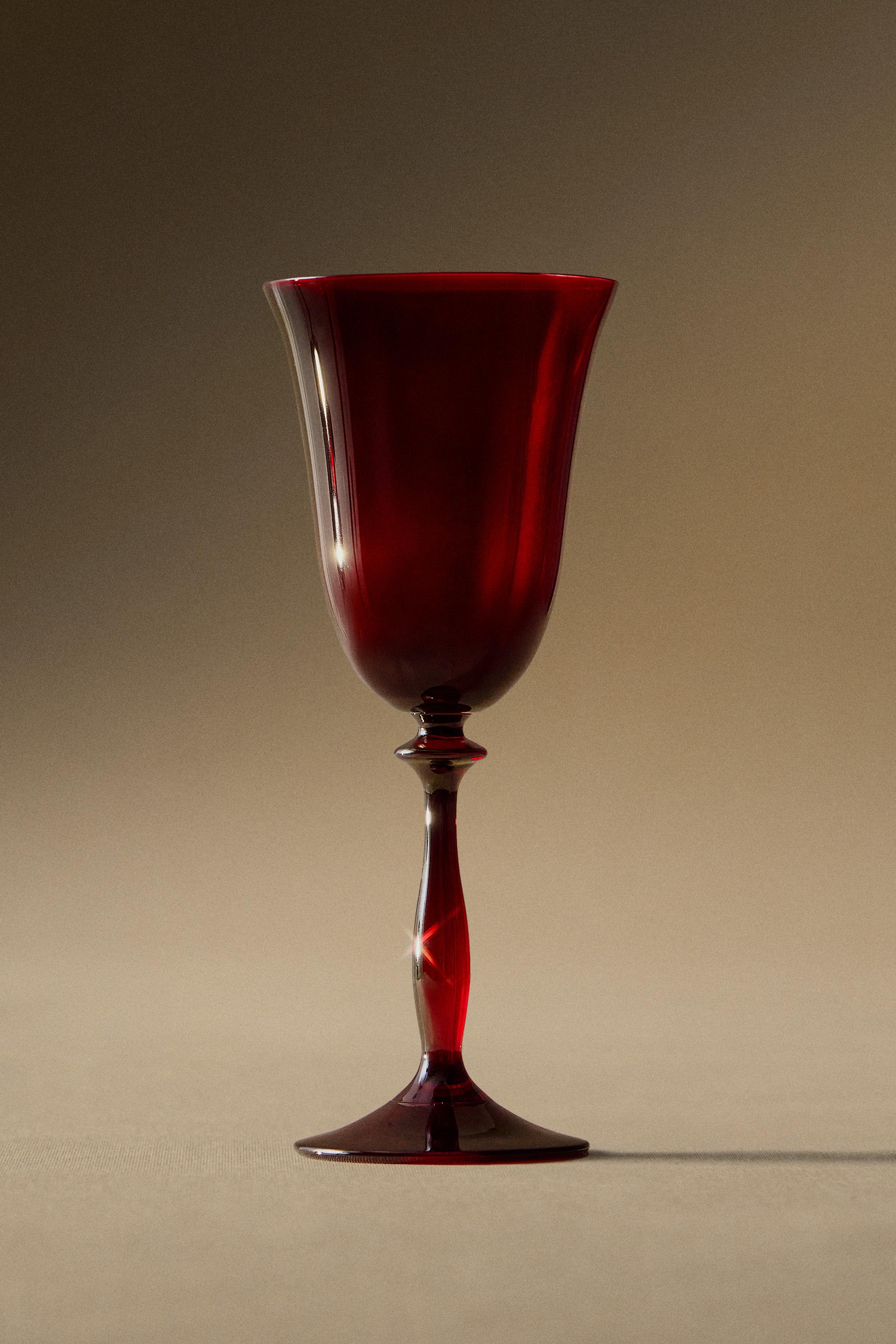 CHRISTMAS GLASS WINE GLASS