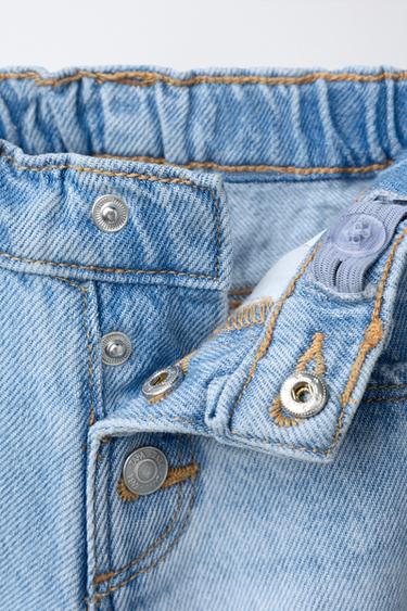 BERMUDA EN JEAN DÉCHIRÉ - Bleu clair de Zara - Image 2