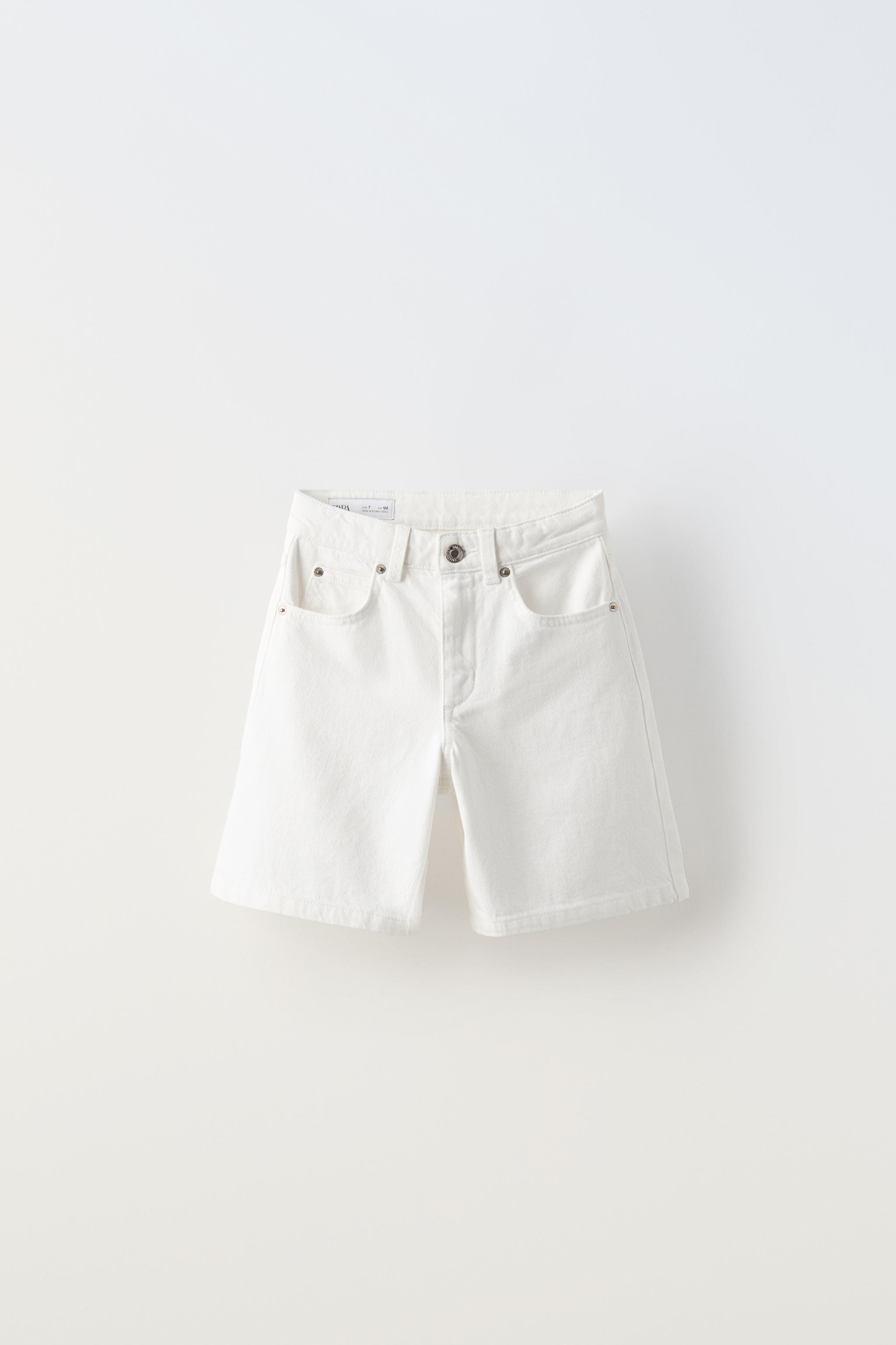 Zara fashion denim bermuda shorts