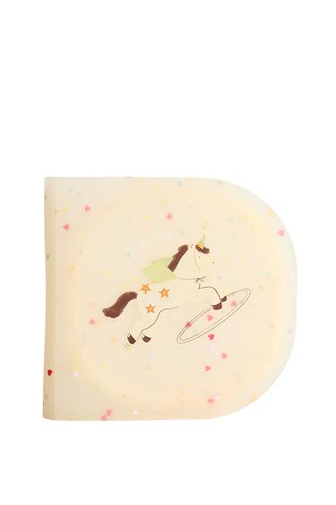 KIDS' UNICORN SILICONE LUNCH BOX - Ecru by Zara