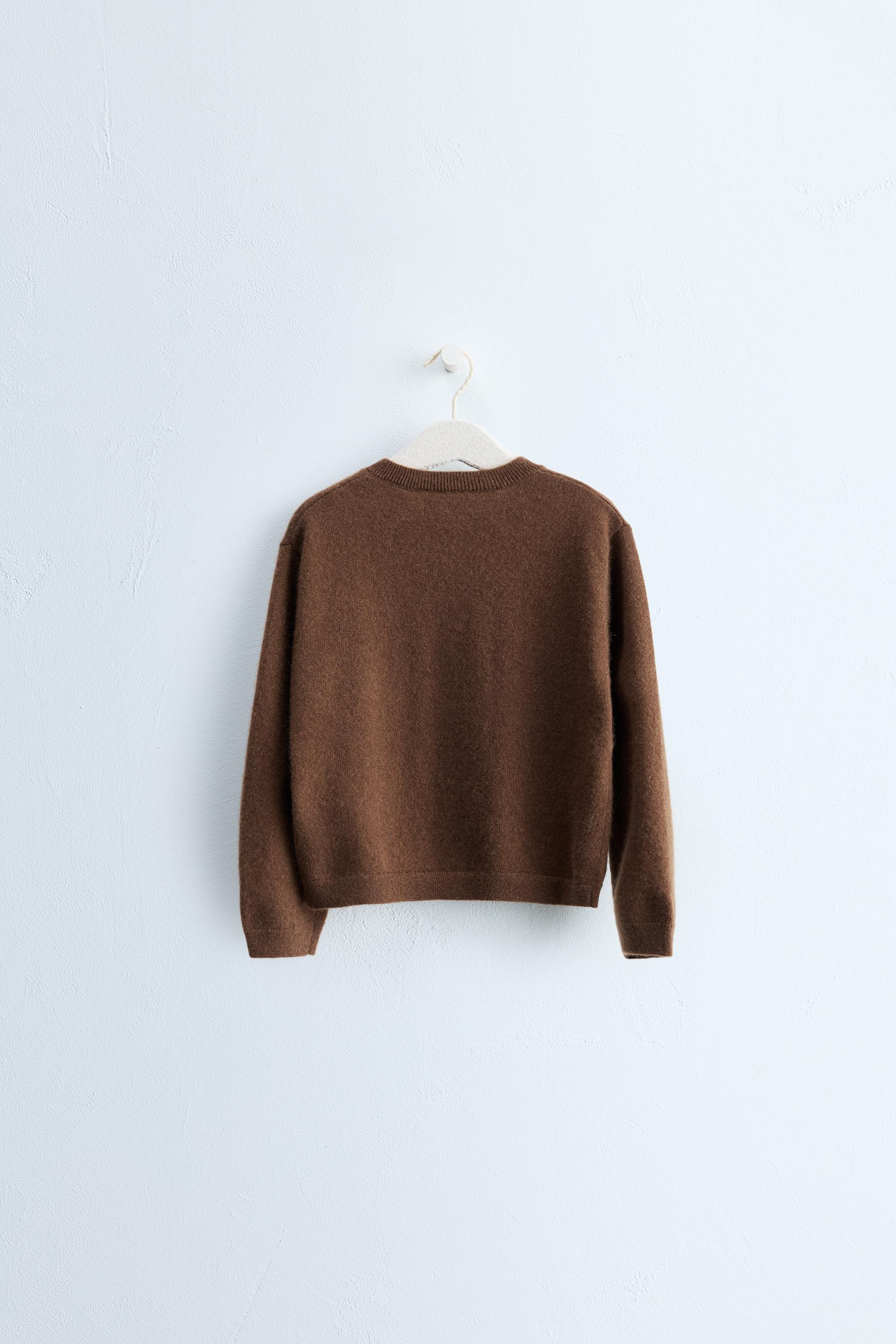 ZARA TIMELESS – GILET EN MAILLE 100 % CACHEMIRE