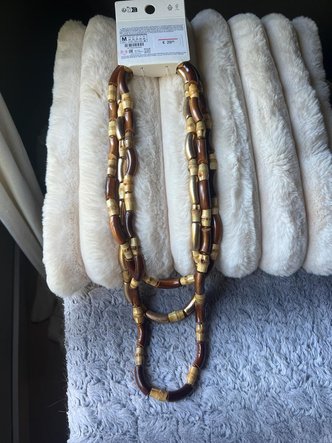3-PACK OF CONTRAST WOODEN NECKLACES - Image 2