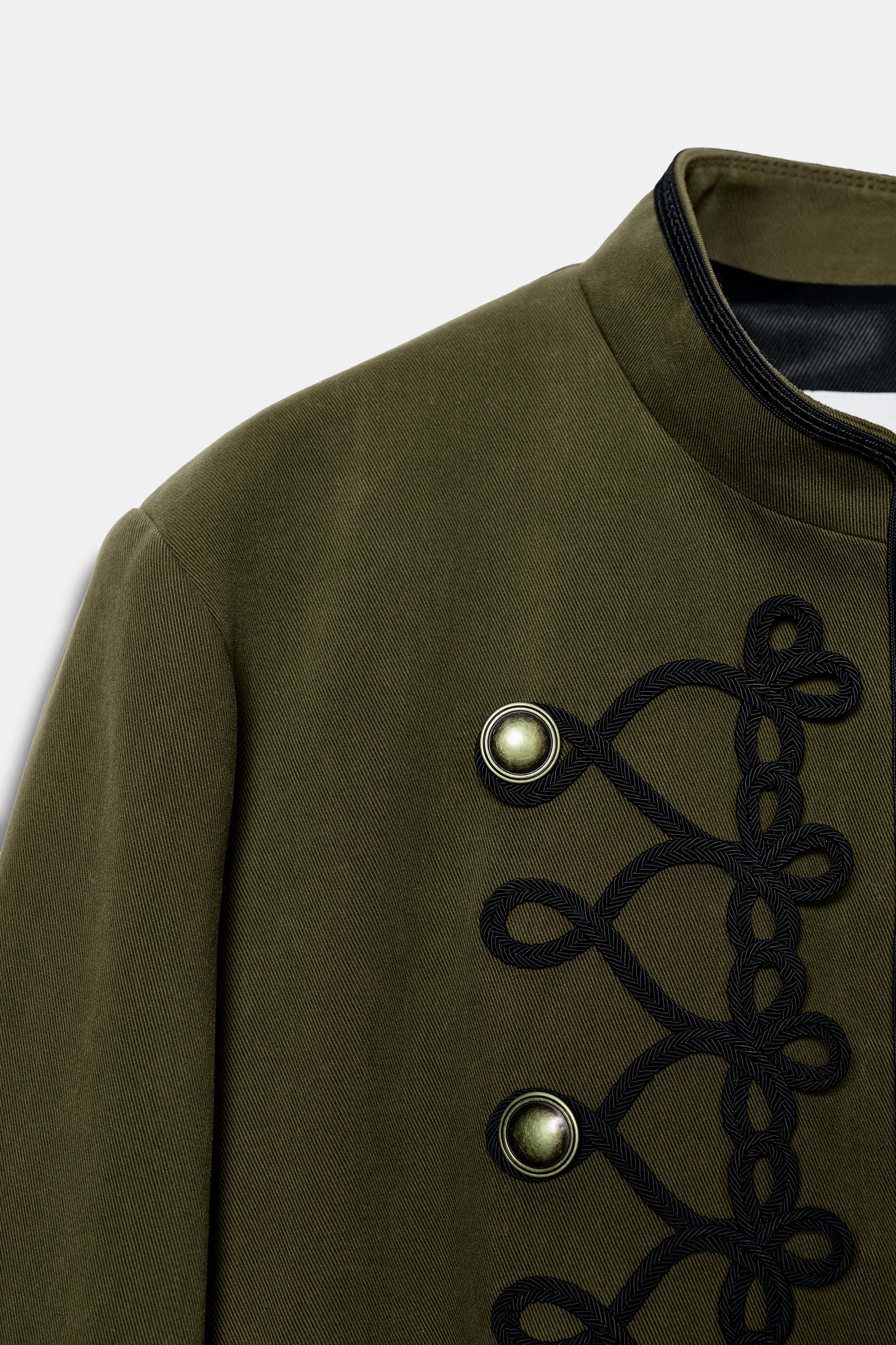 BLAZER WITH EPAULETS AND FIREMAN CLASP
