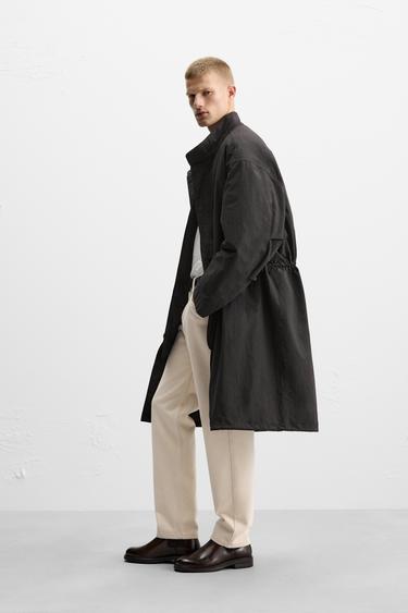 TRENCH TECHNIQUE 2 EN 1 - Noir de Zara - Image 3