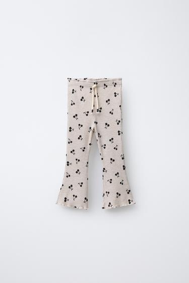 LEGGING FLARE SOFT TOUCH ESTAMPADO - Arena / Vigoré de Zara