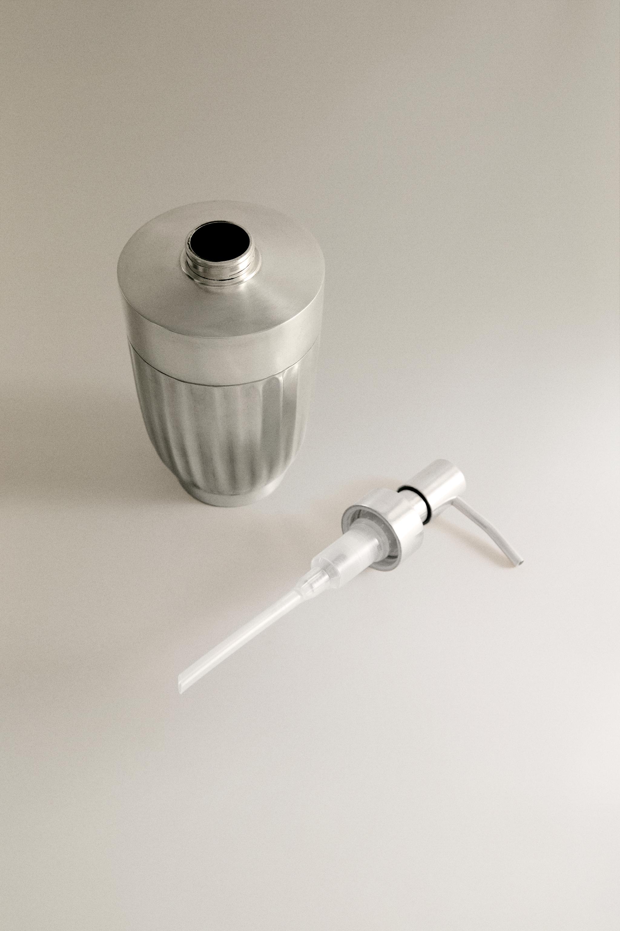 WAVY METAL SOAP DISPENSER