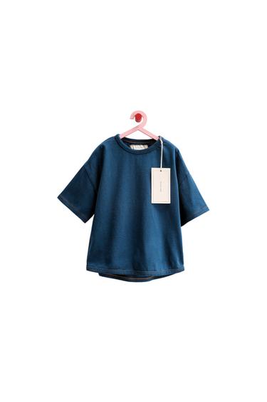 ZARA TIMELESS - PLAIN COTTON T-SHIRT - Indigo by Zara