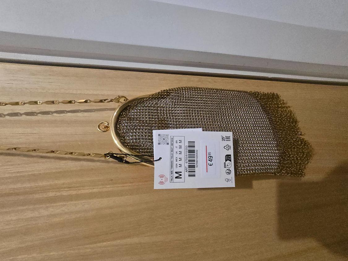 METAL MESH MINI BUCKET BAG - Image 3