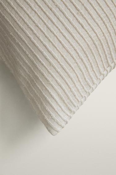 SILK CUSHION COVER — Oyster-white 2