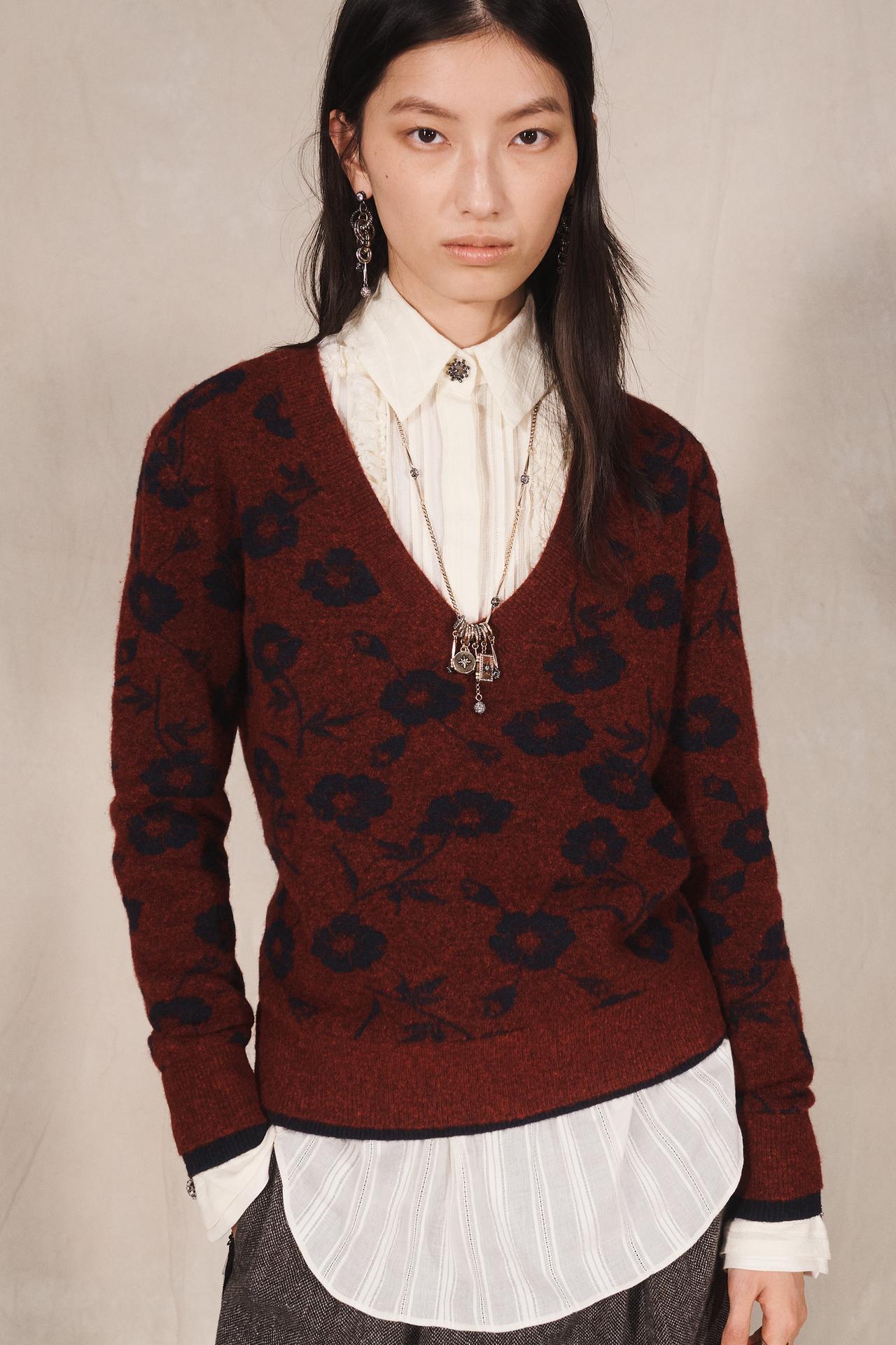 LIMITED EDITION JACQUARD FLORAL JUMPER