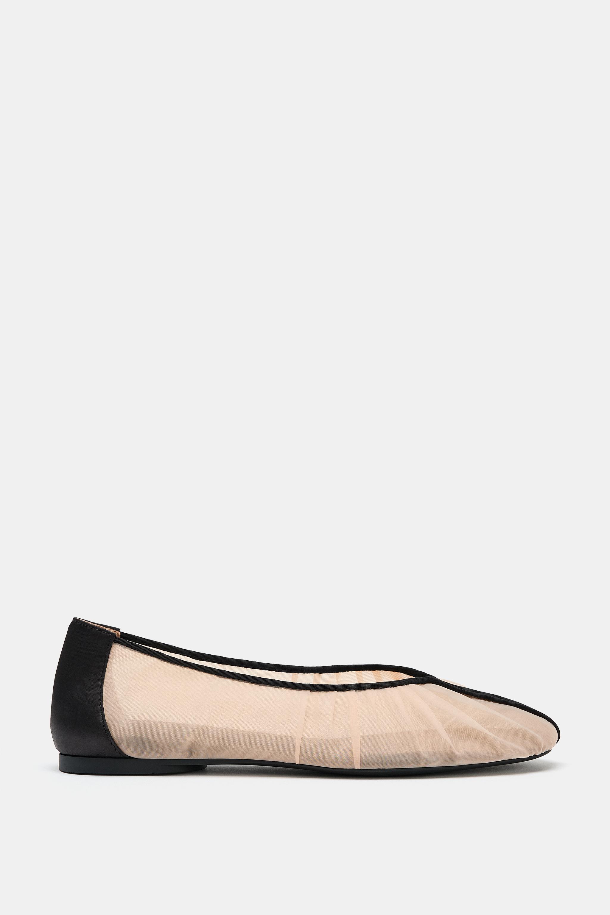 BALLERINES PLATES EN RÉSILLE